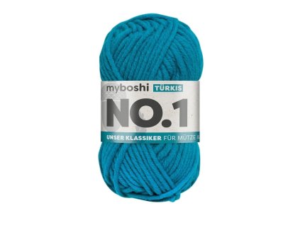 Tyrkysová klubko Myboshi příze No.1 Türkis 2