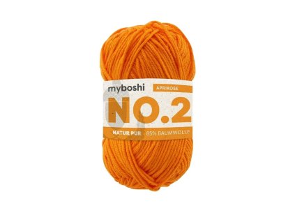 11 Meruňka klubko Myboshi příze No.2 Aprikose W2370
