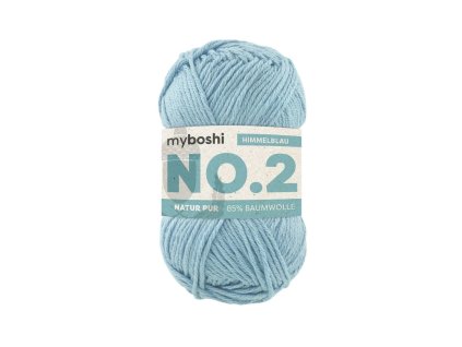 18 Nebeská modř klubko Myboshi příze No.2 Himmelblau W2510