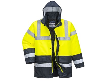 HI-VIS bunda CONTRAST TRAFFIC, žlutá