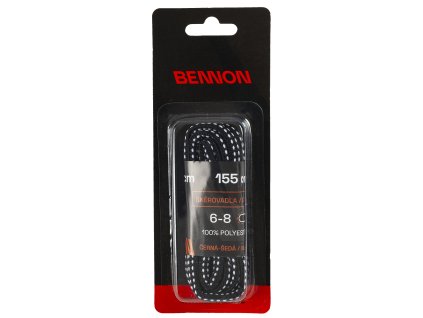 BNN LACES BLACK-GREY BOX 155 CM