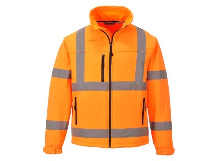 S424 - Softshelová bunda Hi-Vis Classic (3L), oranžová
