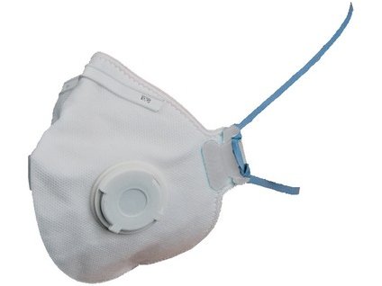 Respirátor SPIRO P2 skládací s ventilkem 2506-04