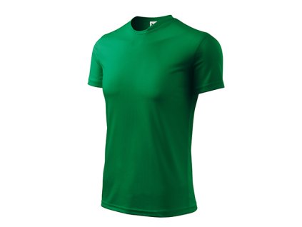 Triko s krátkým rukáívem FANTASY, středně zelené