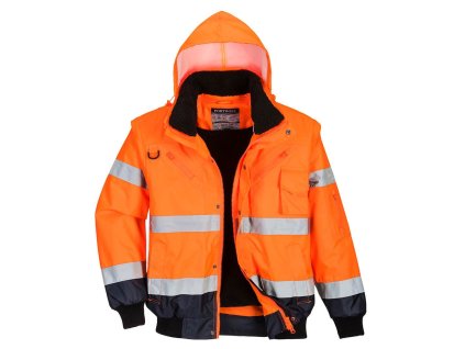 Bunda reflexní do pasu