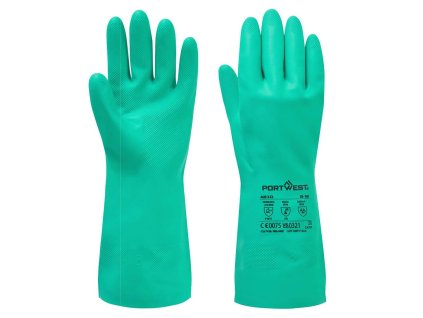 Rukavice kyselinovzdorné PORTWEST NITROSAFE, vel. 09(L)    A810-L