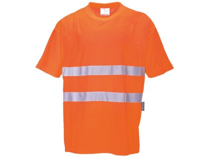 S172 - Triko bavlna Comfort, oranžové