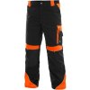Kalhoty do pasu pánské SIRIUS BRIGHTON, černo-oranžové
