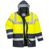 HI-VIS bunda CONTRAST TRAFFIC, žlutá