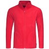 Pánská fleecová mikina Active ST5030, červená