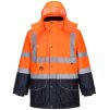 S426 - Bunda Hi-Vis 7-in-1 Contrast Traffic, oranžová
