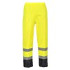 H444 - Kalhoty do deště Hi-Vis Classic Contrast, žluto-modré