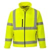 S424 - Softshelová bunda Hi-Vis Classic (3L), žlutá