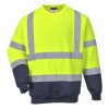B306 - HiVis dvoubarevná mikina, žlutá