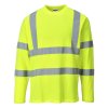 S278 - Triko Hi-Vis s dlouhými rukávy, žluté