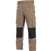 Kalhoty CXS STRETCH béžovo-černé