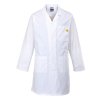 ESD antistatický plášť, bílý