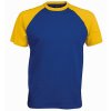 Pánské tričko BASE BALL, royal blue-yellow