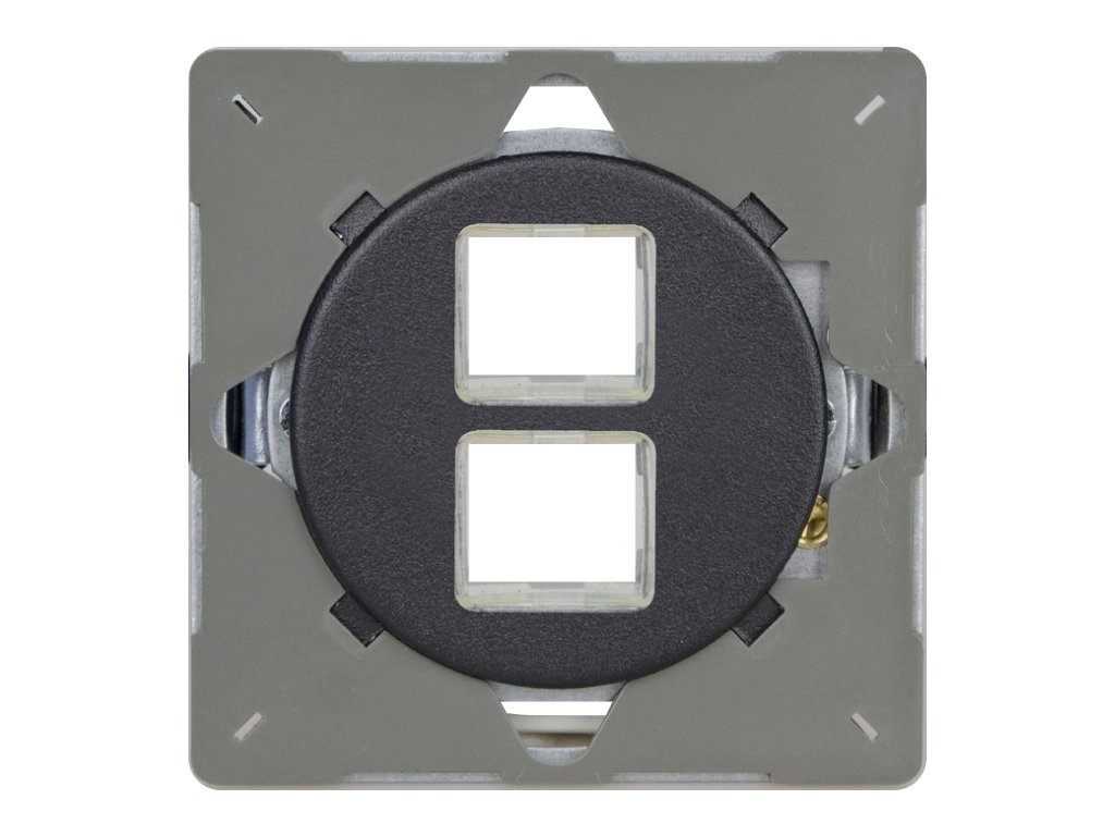 Rámeček PLATE - 1-pólový MODULÁRNÍ - matně černá, EGD2Y.MB
