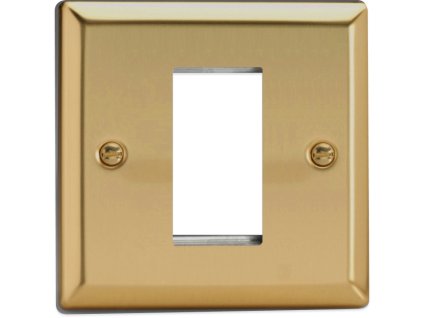 Rámeček PLATE - MODULÁRNÍ - leštěná mosaz, XVG1