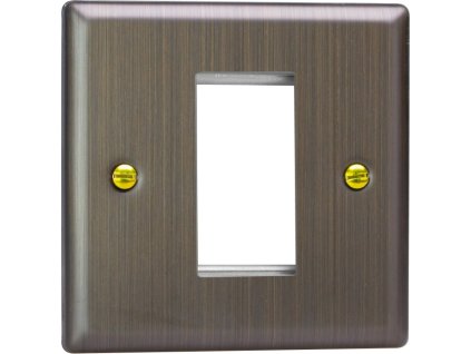 Rámeček PLATE - MODULÁRNÍ - starožitná mosaz, XYG1.AB