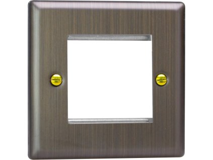 Rámeček PLATE - MODULÁRNÍ - starožitná mosaz, XYG2.AB