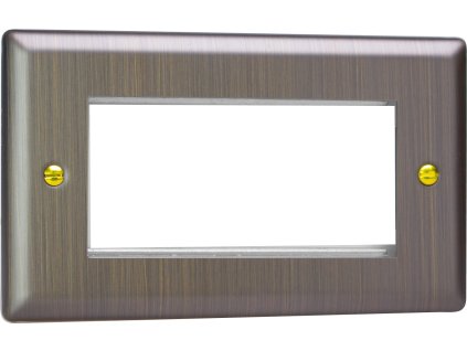 Rámeček PLATE - MODULÁRNÍ - starožitná mosaz, XYG4.AB