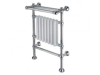 4 Electric Wall Mounted Towel Heater Single Rail ARMONIA by Margaroli, ARMONIA-04-9-104-WTSR-WIR