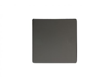 Záslepka BLANK - BEZROUBKOVÉ - èerné (lesklé) iridium, blank XDISBS screwless black iridium