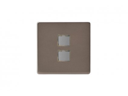 Rámeček PLATE - BEZŠROUBKOVÉ - cínová / Keystone, XERD2S