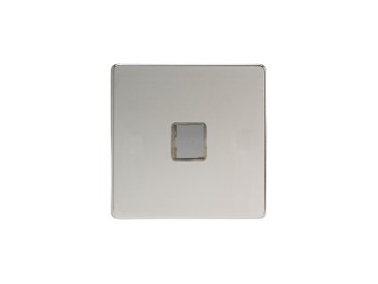 Rámeèek PLATE - BEZROUBKOVÉ - letìný chrom / Keystone, keystone plate XECD1S screwless polished chrome