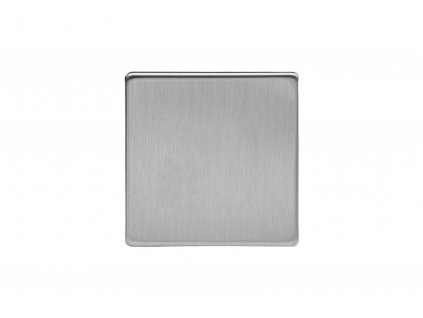 Záslepka BLANK - BEZROUBKOVÉ - kartáèovaná ocel, blank XDSSBS screwless brushed steel