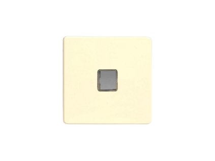 Rámeček EuroData (Keystone) MEDIA SOCKET VariGrid modul - 1-modulový - Bezšroubkový - bílá čokoláda, keystone plate XEWD1S screwless white chocolate