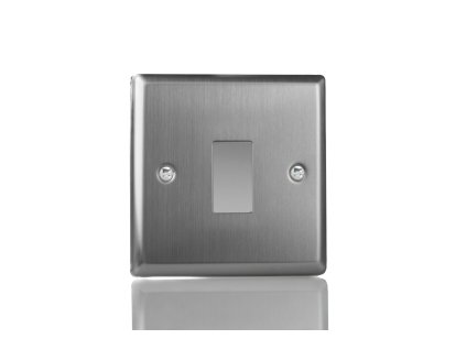 Rámeček PLATE - KLASICKÉ - kartáčovaná ocel, XTPGY1