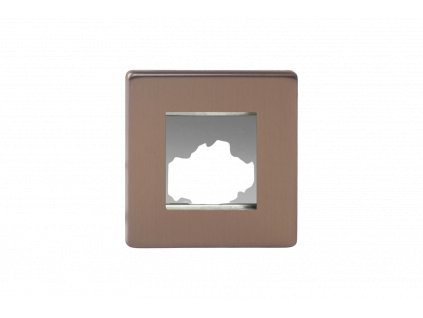 Rámeèek PLATE - BEZROUBKOVÉ - kartáèovaný bronz, XDYG2S.BZ