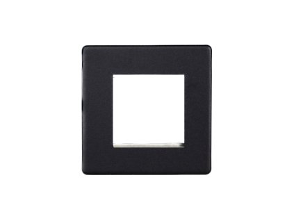 Rámeček PLATE - BEZŠROUBKOVÉ - matně černá, XDYG2S.MB