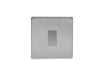 Rámeček PLATE - BEZŠROUBKOVÉ - kartáčovaná ocel, XDSPG1S