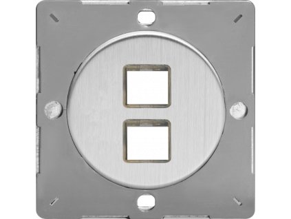 Rámeèek PLATE - 1-pólový BEZROUBKOVÉ - kartáèovaná ocel, EGD2S