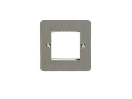 Rámeček PLATE - ULTRAPLOCHÉ - kartáčovaná ocel, XFSG2