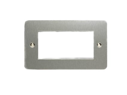 Rámeček PLATE - ULTRAPLOCHÉ - kartáčovaná ocel, XFSG4