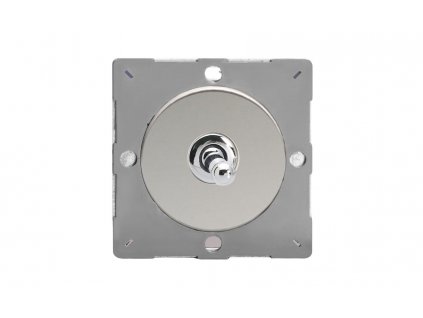 Designový vypínaè Páèkový vypínaè TOGGLE - 1-modulový schodiový (è.6); jednosmìrný (è.1) 10A 1-pólový MODULÁRNÍ - letìný chrom / chromová páèka, varigrid toggle Z1EGT1C