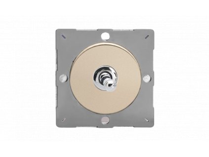 Designový vypínač Páčkový vypínač TOGGLE - 1-modulový křížový (č.7) 10A 1-pólový MODULÁRNÍ - satén / chromová páčka, EGT7N removebg preview