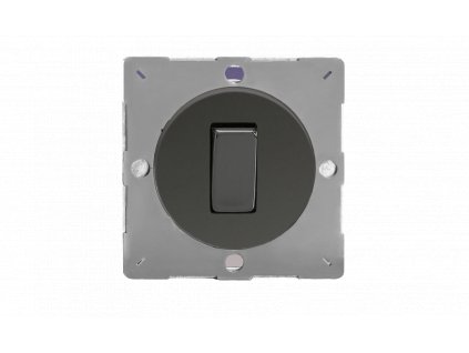 Designový vypínač Kolébkový vypínač ROCKER - 1-modulový křížový (č.7) 10A 1-pólový MODULÁRNÍ - černé (lesklé) iridium / černé (lesklé) iridium, EG7I removebg preview