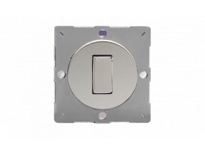 Designový vypínač Kolébkový vypínač ROCKER - 1-modulový křížový (č.7) 10A 1-pólový MODULÁRNÍ - leštěný chrom / chromová kolébka, EG7C removebg preview