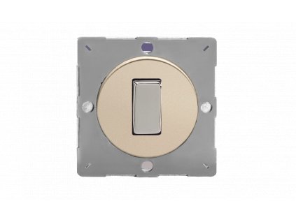 Designový vypínač Kolébkový vypínač ROCKER - 1-modulový křížový (č.7) 10A 1-pólový MODULÁRNÍ - satén / chromová kolébka, EG7N removebg preview