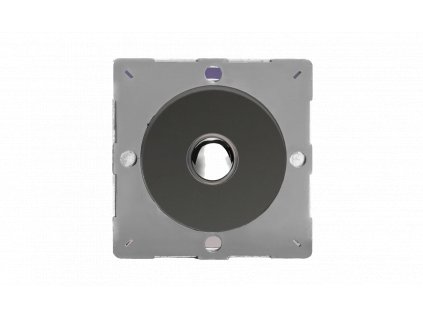 Designový vypínač Tlačítkový vypínač IMPULSE - 1-modulový schodišťový (č.6); jednosměrný (č.1) 6A 1-pólový MODULÁRNÍ - černé (lesklé) iridium / černé (lesklé) iridium, EGP1I removebg preview