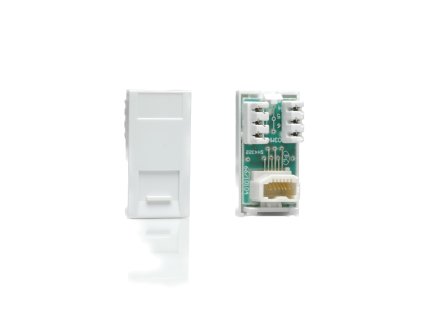 Designová zásuvka Mutimediální zásuvka MEDIA SOCKET - 1-modulový TV/Radio MODULÁRNÍ - bílá / bílá, Z2GTSW