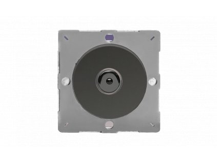 Designový vypínaè Tlaèítkový vypínaè IMPULSE - 1-modulový jednosmìrný (è.1) 0-100 W (max 10 LEDs) 1.3A 1-pólový LED s dálkovým MODULÁRNÍ - èerné (lesklé) iridium / èerné (lesklé) iridium, Z1EGIJ1I