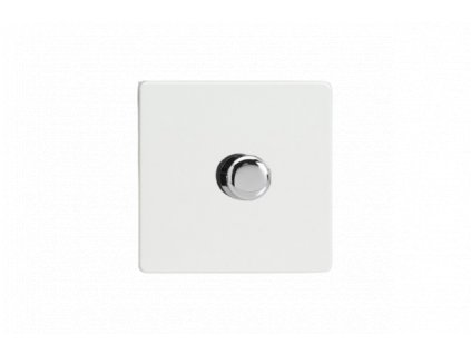 Luxusní stmívaè Rotaèní stmívaè DIMMER - 1-modulový - BEZROUBKOVÉ - Prémiová bílá, HDQ1S