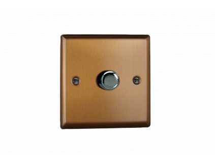 Luxusní stmívaè Rotaèní stmívaè DIMMER - 1-modulový - KLASICKÉ - Kartáèovaný bronz, JYP401.BZ